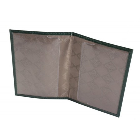 Cover for passport, green color-1