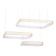 LED LED suspension with the Ambrella Light, Original, Fa6165, LED, 105 W, 7875LUM, 3000-6400K, white color, white