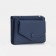 Women's wallet on magnet, blue color