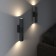 Interior backlight Elektrostandard, Steel Led 10 W, 180x25x65 mm, IP20, black color