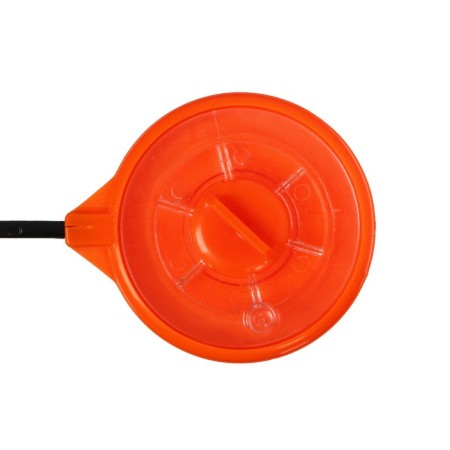 Fishing rod winter balalaika, orange color, HFB-22-2