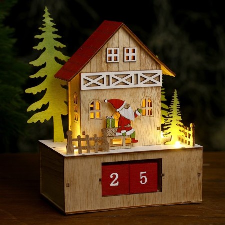 Higher -light decor + eternal calendar "Fairy Tale" 21 × 15 × 10 cm-3