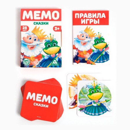 Board game "Memo. Tales ", 28 cards, 3+-1