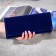 Organizer for storing jewelry twisting "clutch" 22 × 28 cm, blue color