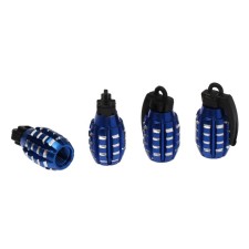Torso valve cap, grenade, blue, set 4 pcs
