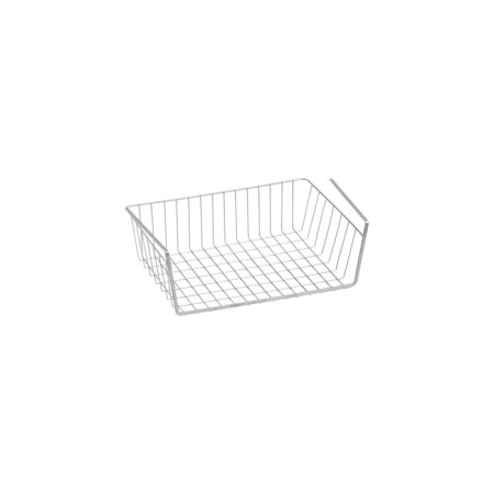 Porto suspension basket, with hooks, silver