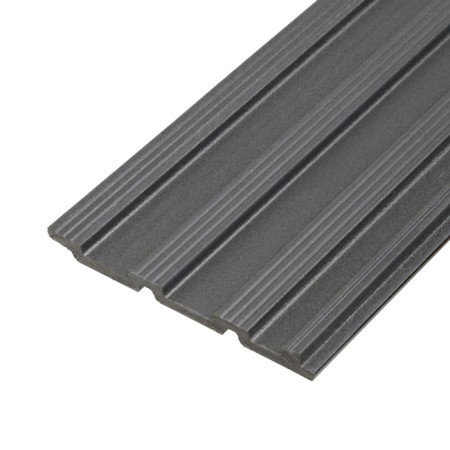 3D Rail panels from foamed polystyrene wenge 2800x120x10 mm-2