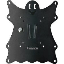 Кронштейн Kromax CASPER-200, для ТВ, фиксированный, 15-43", до 30 кг, 21 мм от стены, черный