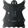 KROMAX Casper-200 Kromax, for TV, fixed, 15-43 ", up to 30 kg, 21 mm from the wall, black