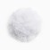Outlet. Hair bow on elastic band, white, 10 cm, kitty Marie