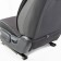 Front seats Car Performance, 2 pcs, alcantara, black-red
