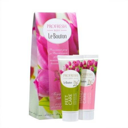 Gift set Profresh tulip: hand cream, 75 ml + legs, 75 ml