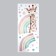 Sticking plastic interior color "giraffe and rainbow" 40x90 cm