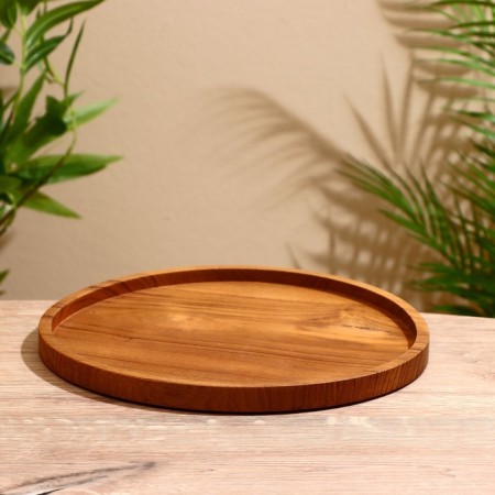 Dish 25x25x2 cm, tick tree