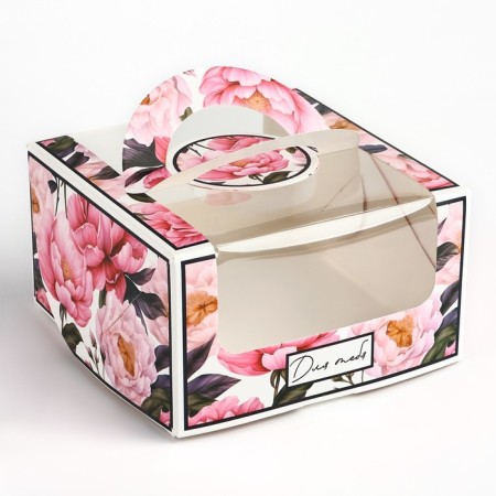 Box under the bento-port with the window "For you", 14 x 14 x 8 cm