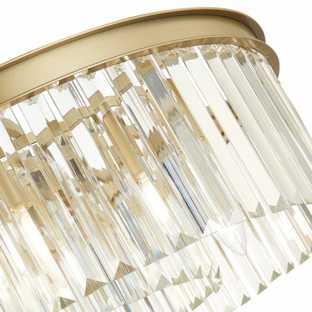 Suspended chandelier ST LUCE. SL1624.203.08. Ercolano. 6x40 W, E14, 55x55x18 cm, Shampan-6