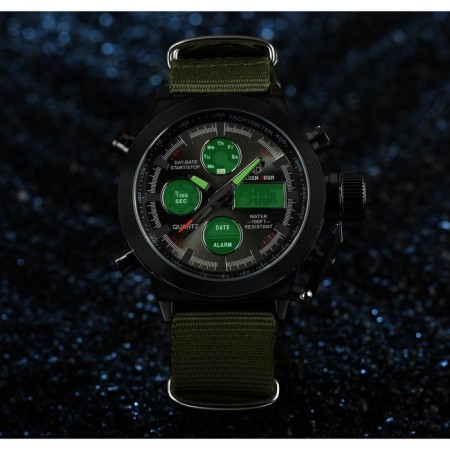 Electronic watch watches, D-4.4 cm, with an alarm clock, calendar, backlight, 1 atm-1