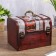 Casket wood chest "Traveling in Europe" 15x20x15 cm