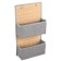 Juliet organized organizer, 2 departments, for clothing, color gray color