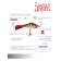 Balancir Lucky John Baltic 6 + tee, 6 cm, color 11hrt blister