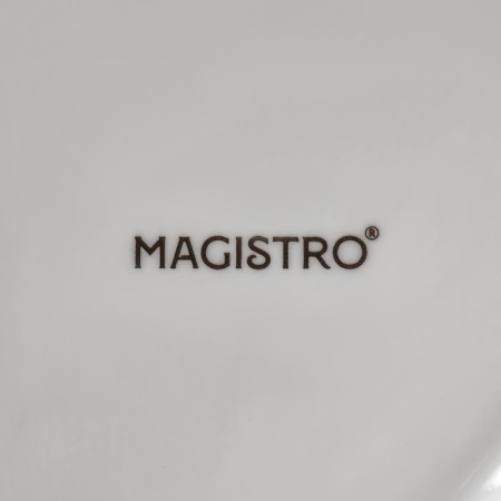 Porcelain dish with magistro blanche sauce, saucepan 60 ml, 18.5 × 17.5 × 4 cm, white color-5