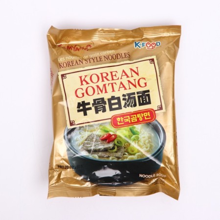 Лапша быстрого приготовления "ГОМТАНГ" со вкусом говядины в белом бульоне, 110 г-1