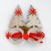 Carnival glasses "Christmas trees"