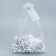 Bag Gift Organza Silver "For You", with a nameplate, 20 x 30 cm +/- 1.5 cm