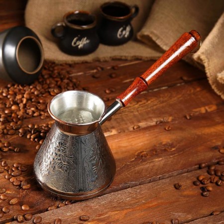 Turk for coffee copper "Grapes", 0.6 liters