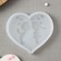 Silicone form "lovers", 7.5 × 5.5 cm, transparent color
