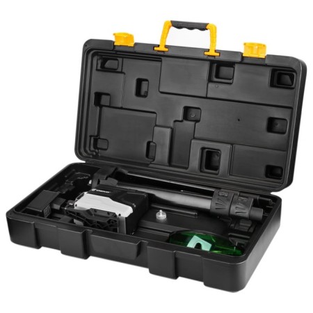 The level of DEKO LL12-HVR Set 2 Premium, 3 rays, self-leveling, tripod 1 m, ± 0.1 mm/m/m-2