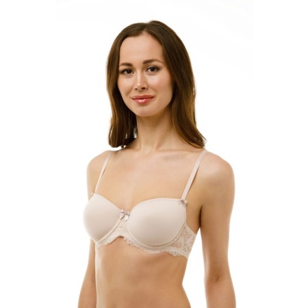 Women's brason Lengy, size 80d, silver peony color-1