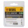 Denzel 11653 bit set, hexagonal profile, PZ1 x 25 mm, steel S2, 10 pcs.
