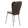 Cafe-2 chair, silver metallic/chocolate reptile