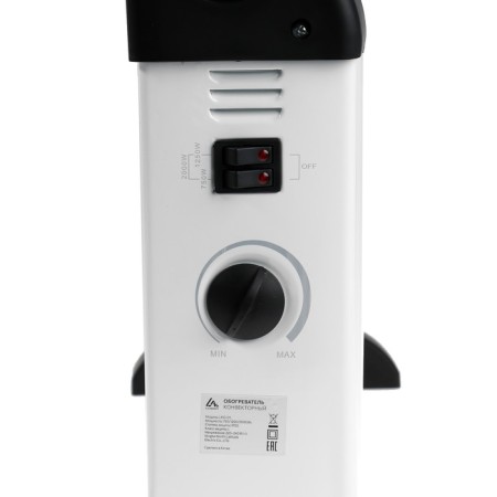 Convector heater Luazon LKO-01, floor, 2000 watts, 18 m², 3 modes, gray-4