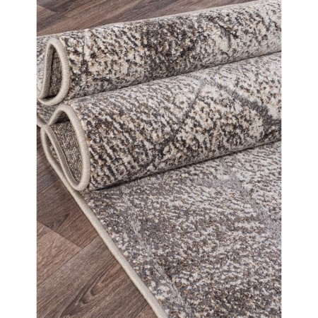 Rectangular carpet Merinos Ibiza, size 100x200 cm, color Beige-Gray-1