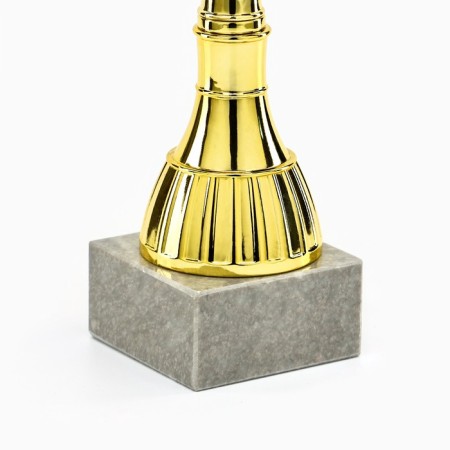 Cup 135C, award figure, gold, a stone stand, 24 × 8 × 6 cm.-3