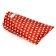 Gift, metallized, "peas" red 17x25 cm, 20 microns 10 pcs set