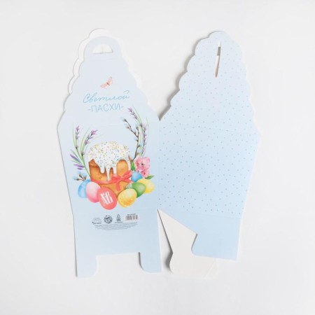 Confectionery box, packaging "Light Easter", 17 x 17 x 26 cm-3