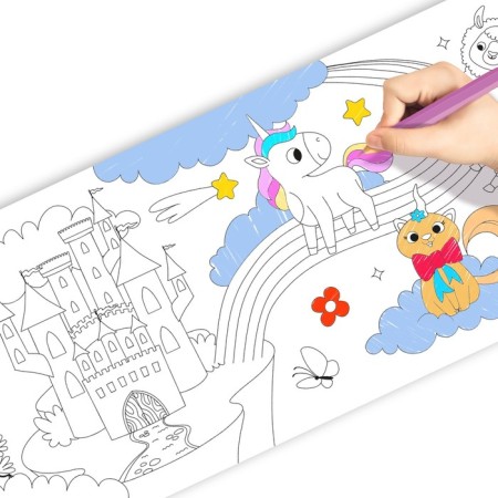 Coloring-rolon "Magic World"-2