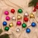 Set of balls plastic D-4 cm, 18 pcs "Classic gloss" mix