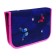 Penal 1 section 140 x 210 x 40 mm, folding pocket and cosmetic bag, fabric, calligrata top content "cat"