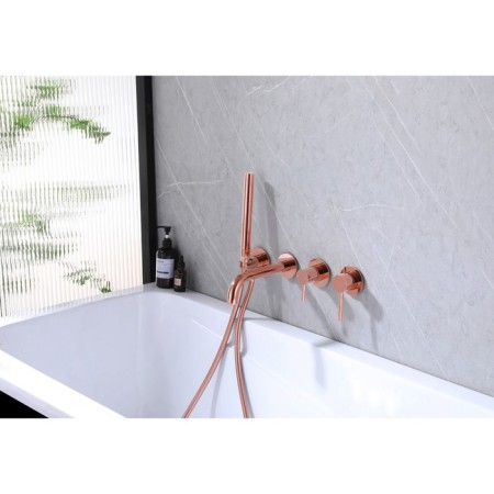 Bath mixer Abber Wasser Kreis AF8130RG, built -in, shower set-2
