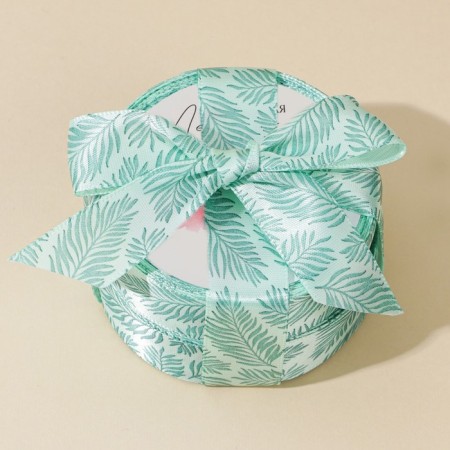 Satin tape, gift packaging, "tropics", 2 cm x 5 m-1