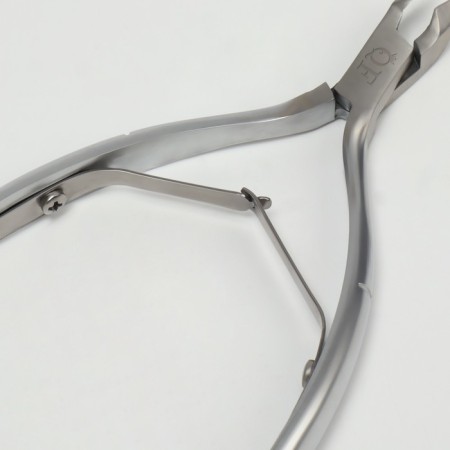 Manicure nippers for cutter “Premium”, double spring, 11.4 cm, blade length - 6 mm, silver color-6