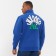 Male sweatshirt was laid down, the color is bright blue, size 50 (xl)