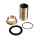 Zein Z3876 sink mixer, single -leaf, pour height 14 cm, brass, graphite