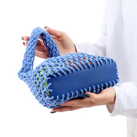ALOSKA 20 x 30 cm, handle 10 cm, cell 1.5 cm, blue-2