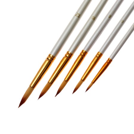 System of synthetics, 5 pieces (No. 2,6,8,10,12), round, in a blist-2