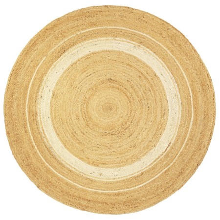 June carpet round with white inserts Ethnic, size 150 cm